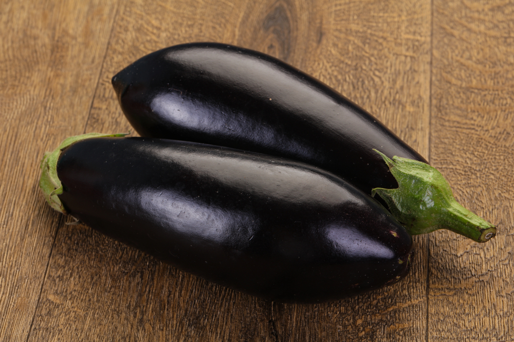 Aubergine oder Melanzani